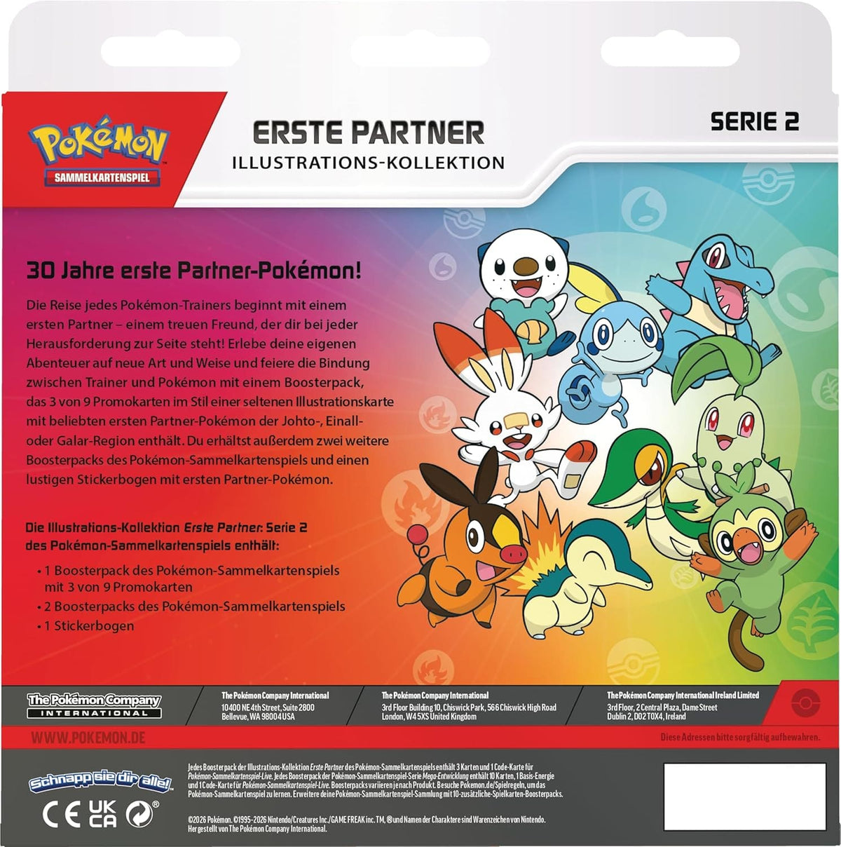 Pokémon Erste Partner Kollektion - Serie 2
